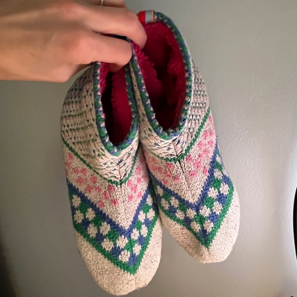 Bombas Multicolor Knit Women's Slippers M